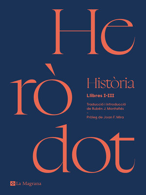 cover image of Història d'Heròdot, Llibres I-III